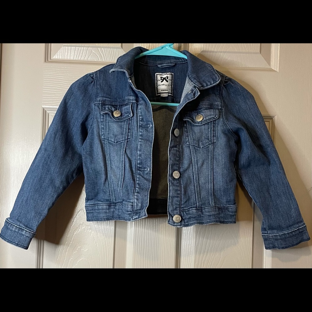 Gymboree Crop Blue Jean Jacket Girl Size S (5-6)🌸